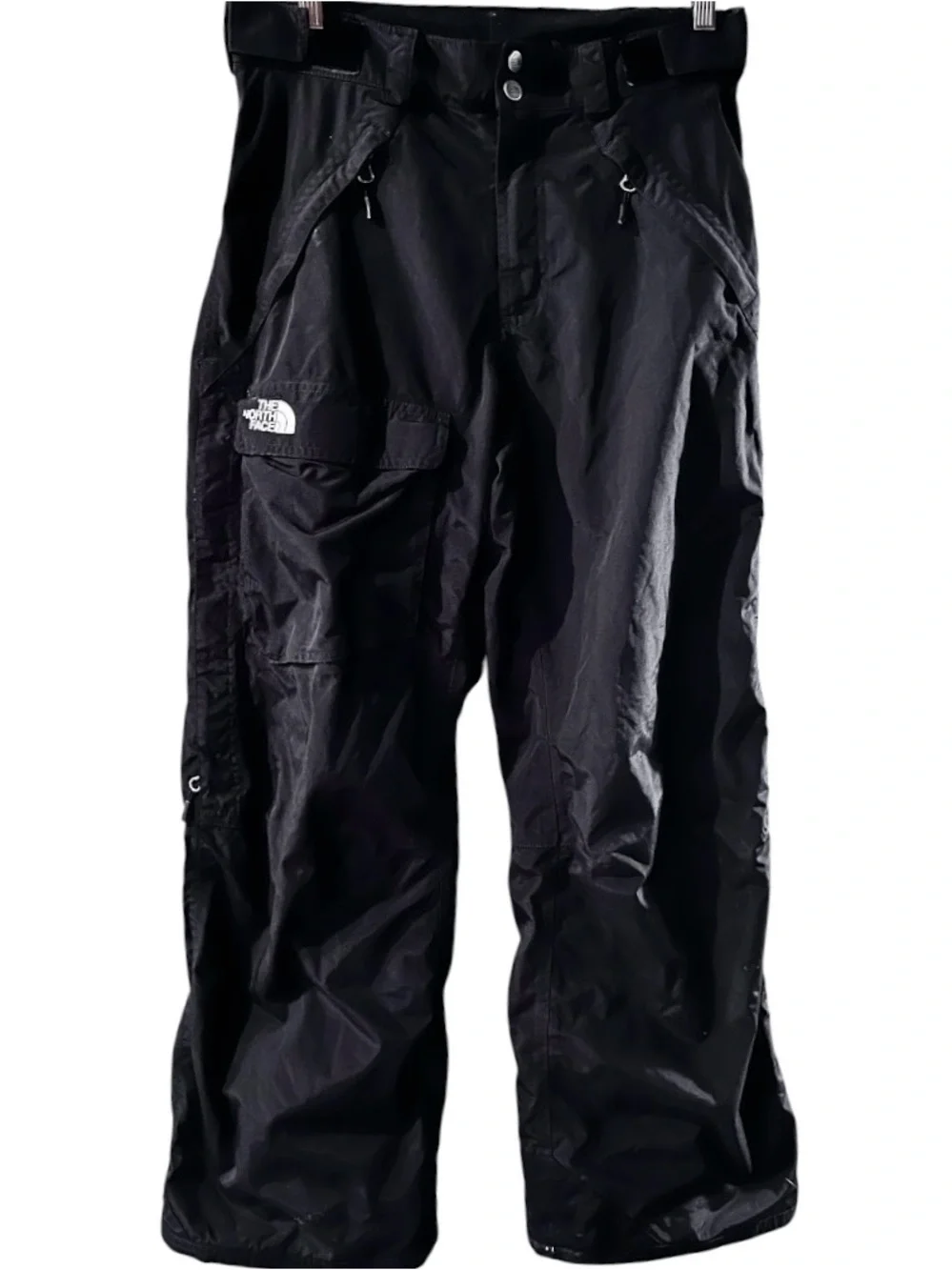 The North Face Hyvent Snow Pants Men’s S Black Nylon Cargo Ski Snowboard Vintage